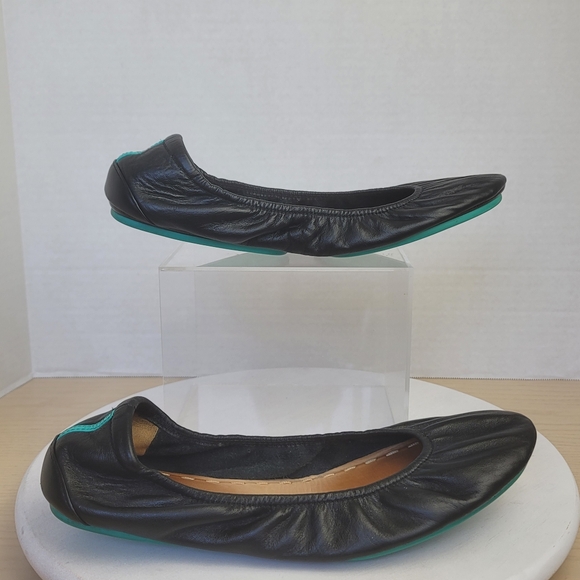 Tieks By Gavrieli Black Full Grain Leather Classic Slip-On Ballet Flats Size 11 - Picture 5 of 17